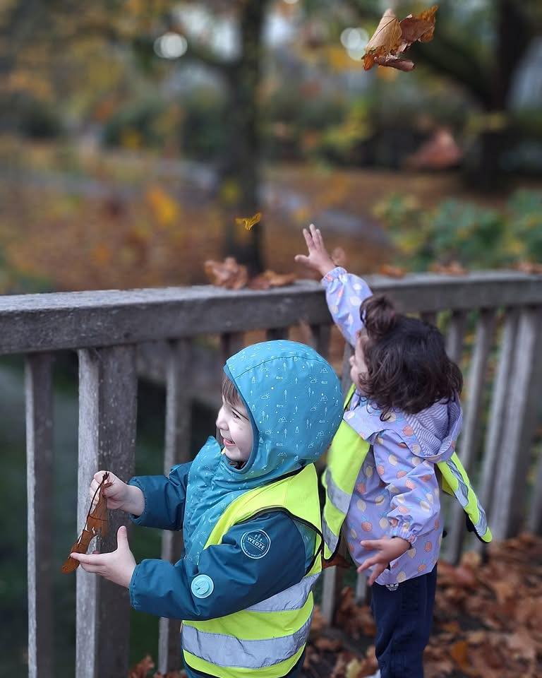 children playing outdoors